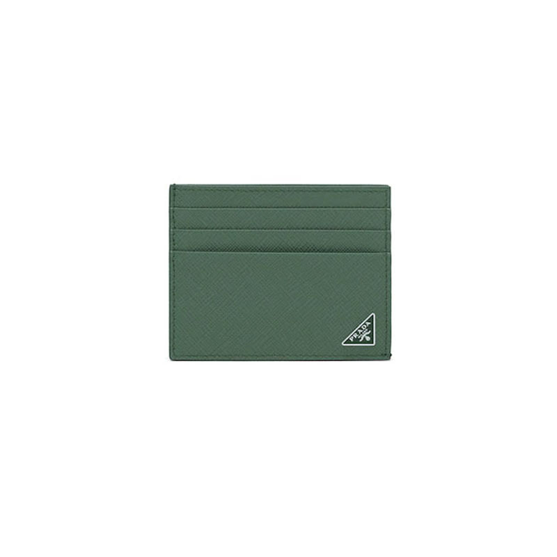 [프라다] 삼각로고 사피아노 카드홀더 (에메랄드그린) MC223QHH F077U