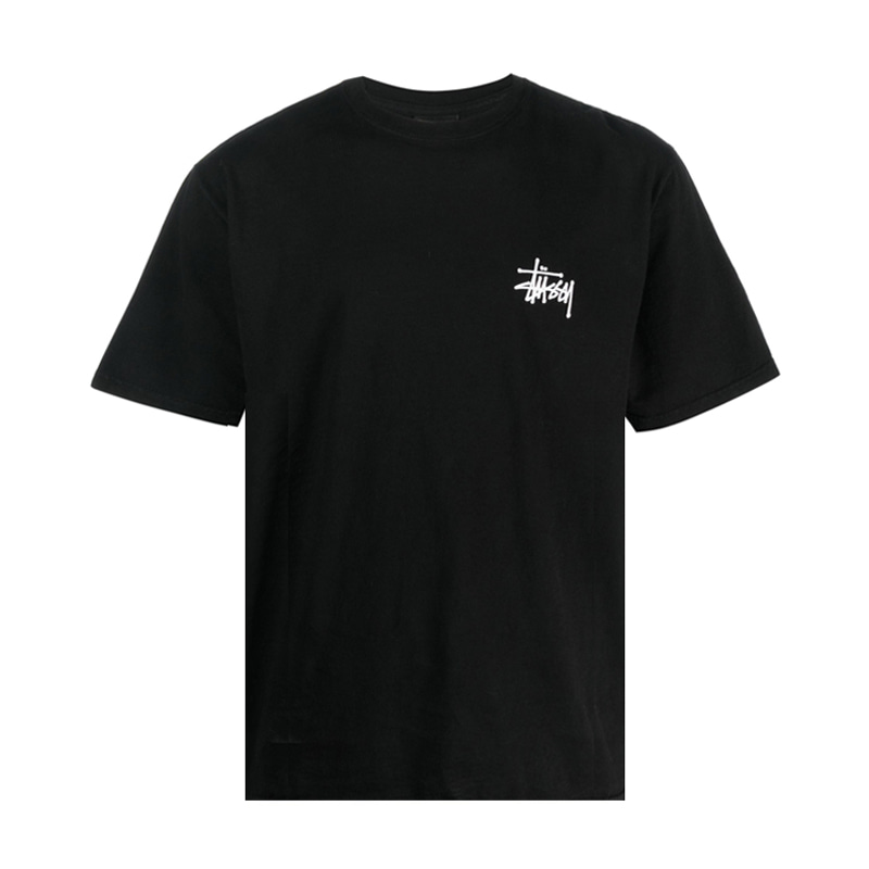 [스투시] 남성 베이직 로고 반팔 티셔츠 (블랙) 1904879 BK